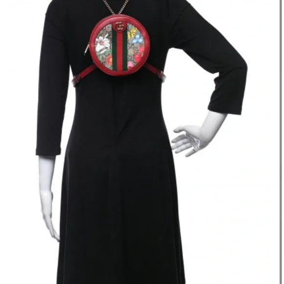 Brand new! Gucci Supreme Red round Backpack - Picture 5 of 12